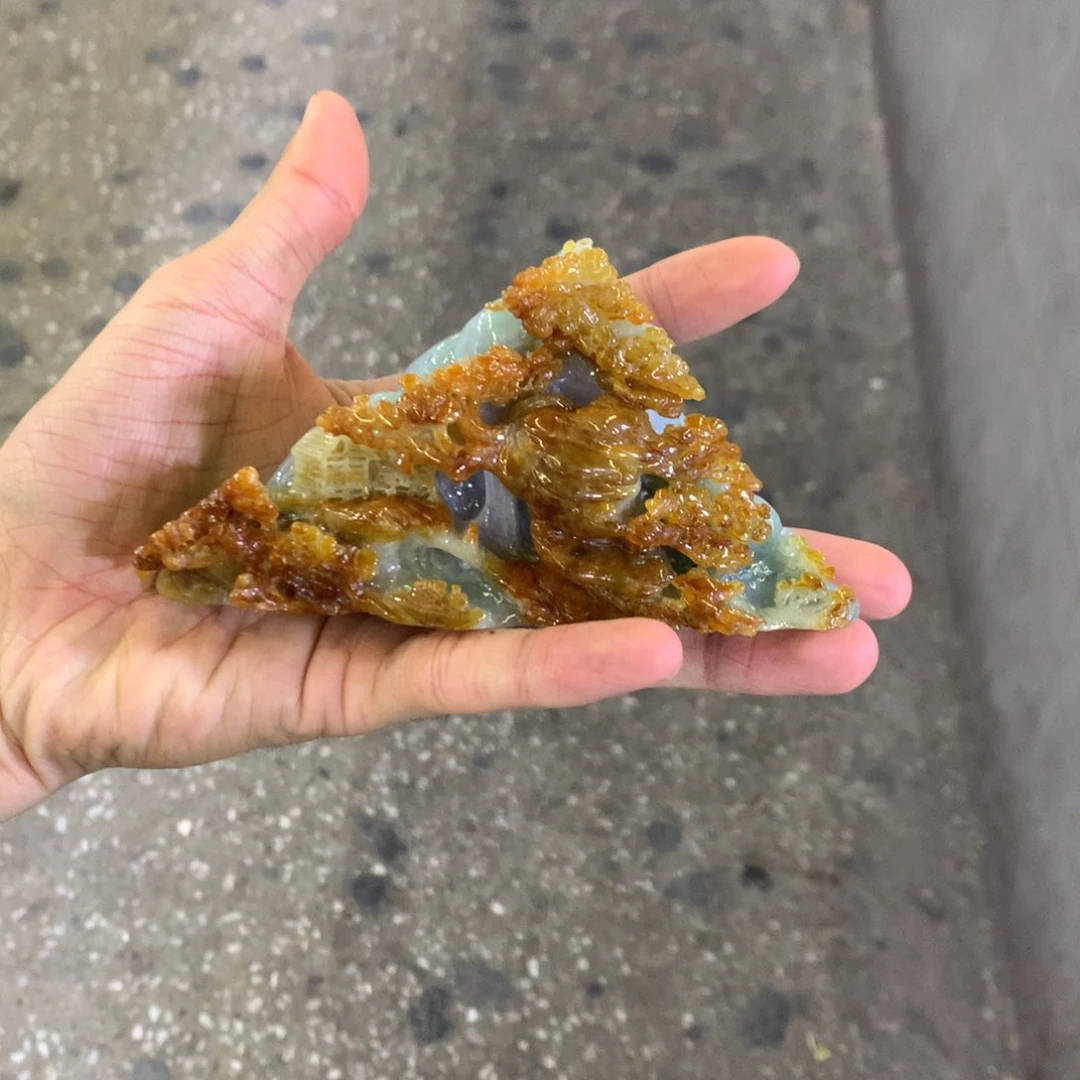 未镶嵌摆件翡翠?****