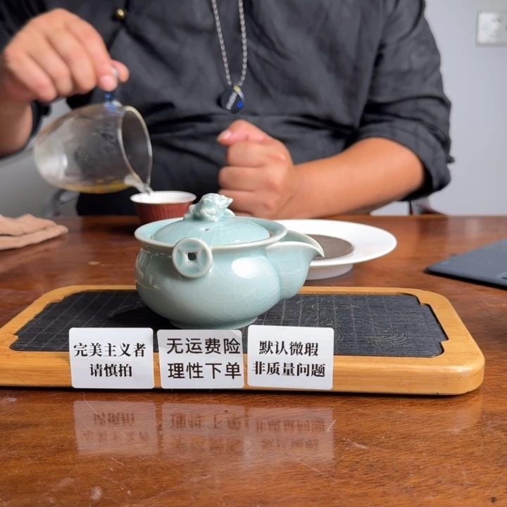 @@@汝窑手抓壶容量120ml