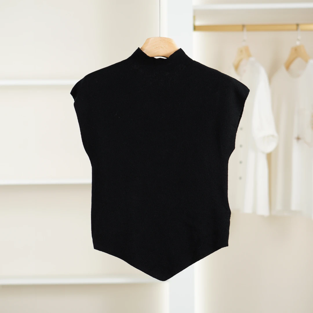 麦迪尚品【夕Y】50909411 春夏简约显瘦短袖针织上衣品牌女装