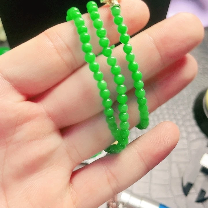 颈饰14K金镶嵌翡翠吊坠