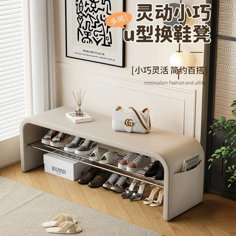 轻奢沙发换鞋凳家用玄关简约北欧长条凳子床尾凳可坐式入户穿鞋凳