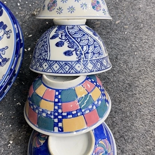 摆件陶瓷制品摆件…四个一组默认微瑕介意勿拍