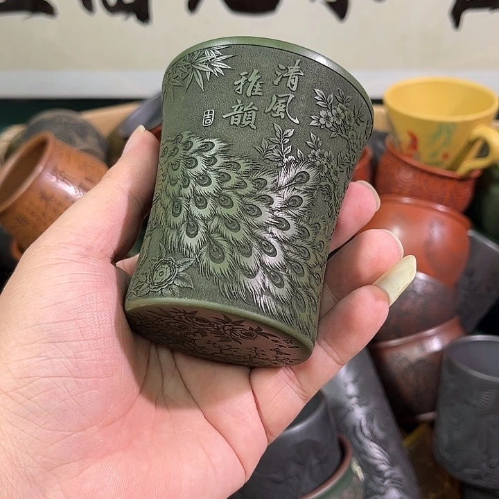 茶杯紫砂全手工紫砂主人杯