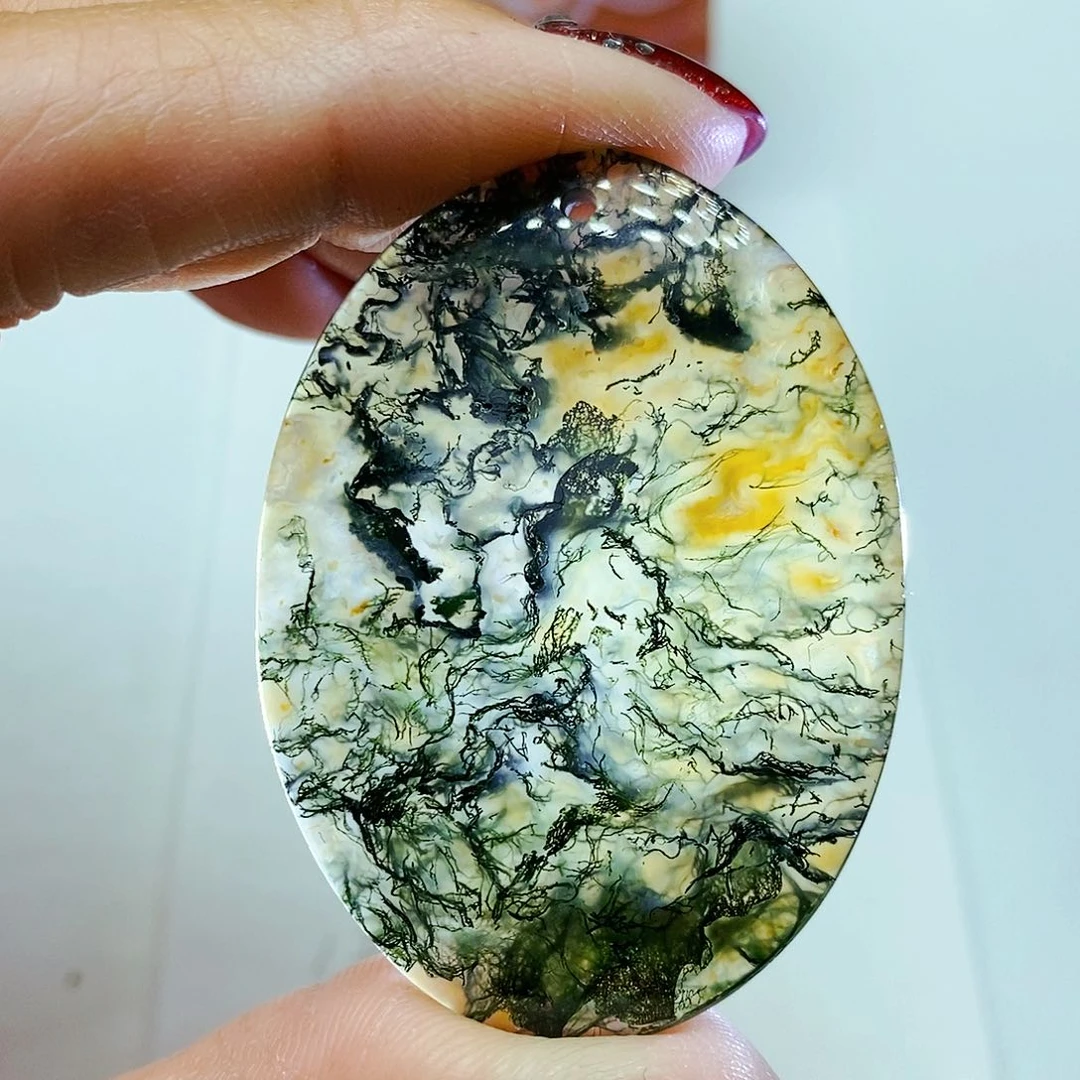 玛瑙/玉髓颈饰未镶嵌雪*