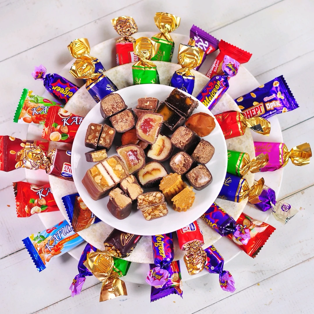 [专属]年货俄式多口味巧克力花生混合糖喜糖散装休闲零食