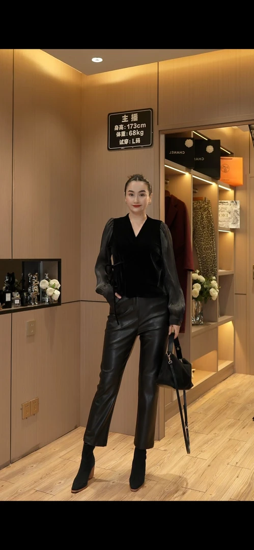 8025款高级侧绑金丝绒上衣（俄罗斯订单款）