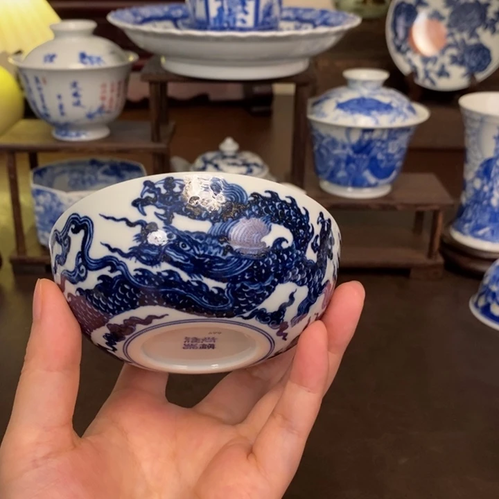 思***后景德镇陶瓷手工手绘