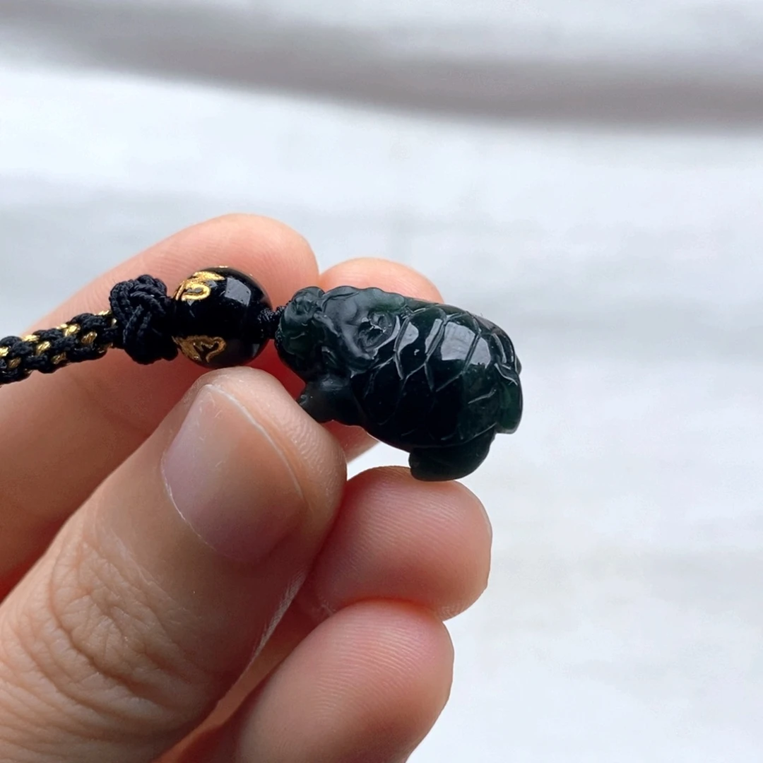 颈饰未镶嵌翡翠龙龟