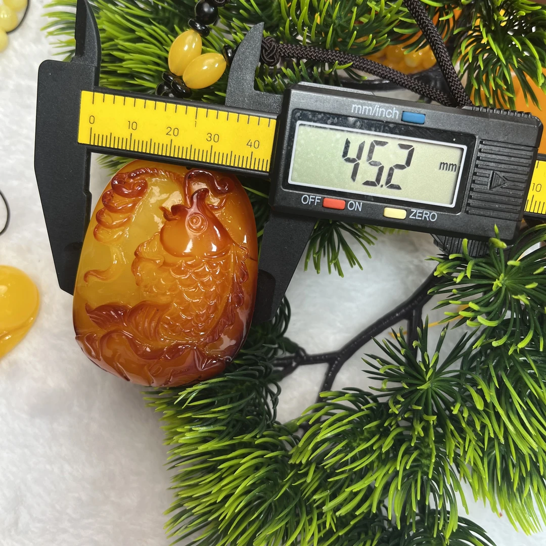 W155藏族精工鱼牌吊坠