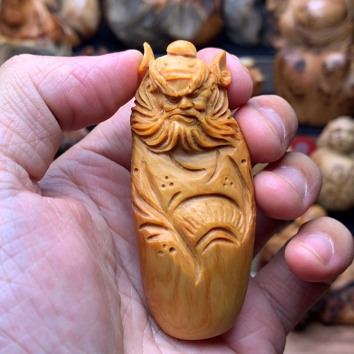 柏木（崖柏）崖柏陈化料手把件