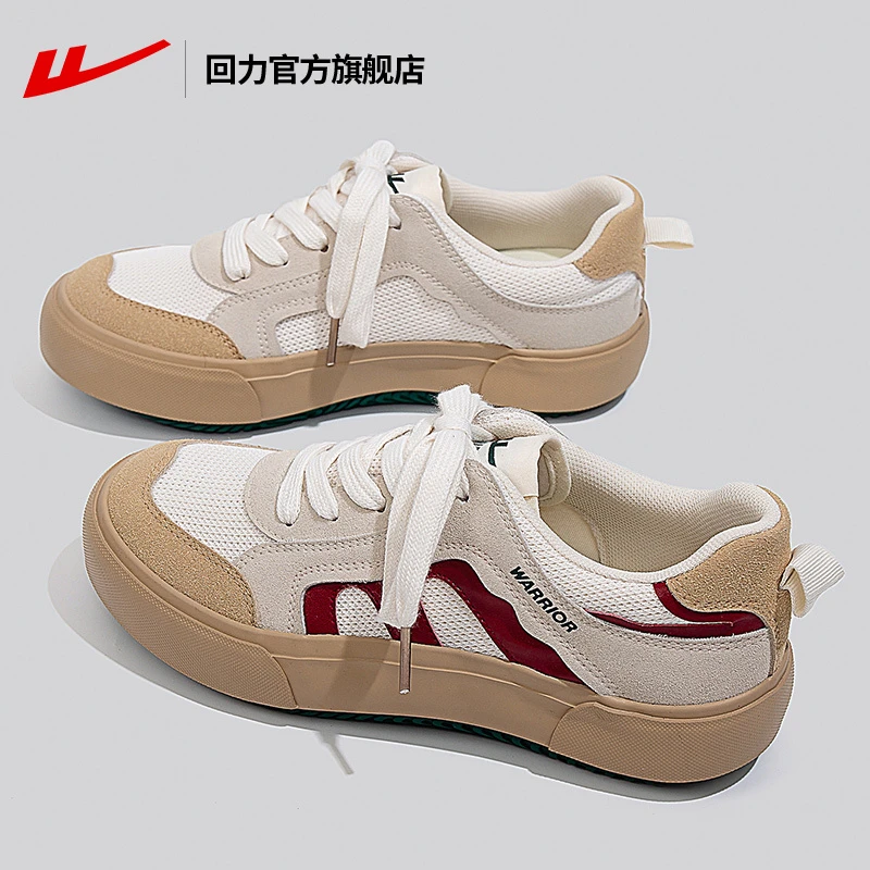 回力女鞋帆布鞋2025夏季新款休闲百搭透气轻便软底学生小白鞋子女