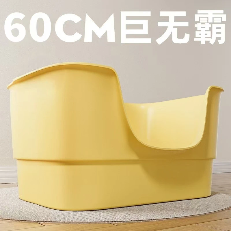 猫砂盆超大号半封闭式大号猫沙盆子特大防外溅巨大猫厕所宠物用品