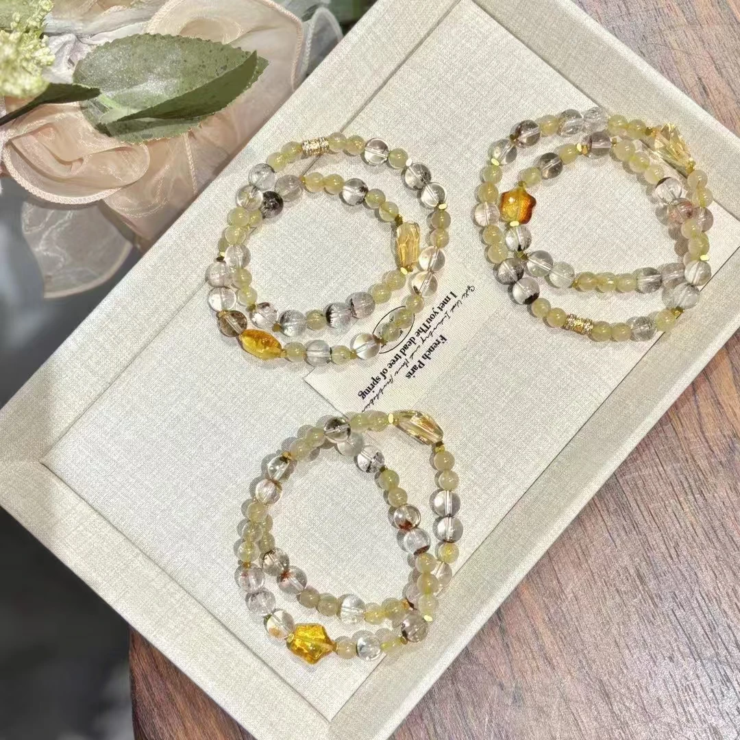 【十六珠宝】发财星｜水晶5mm双圈设计款AD357多样性发一