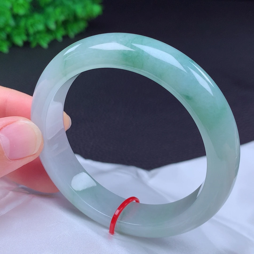 翡翠未镶嵌手镯57圈436007