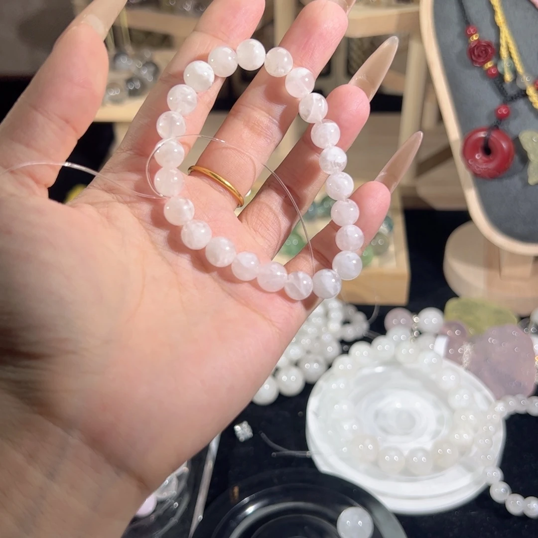 水晶手链未镶嵌天然水晶默认微瑕