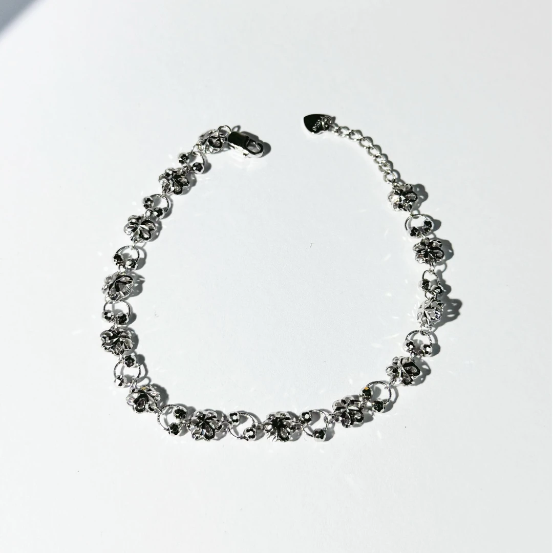 铂金PT950梅花手链气质百搭款