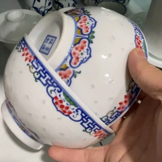 瓷片陶瓷陶瓷6英寸2个玲珑