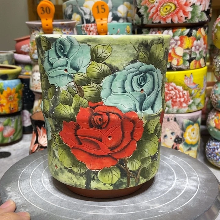 景德镇艺术手绘作品