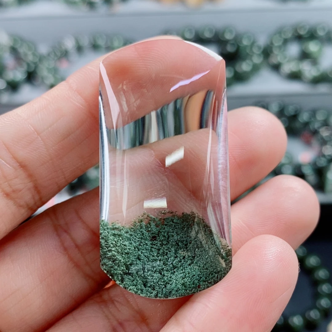 吊坠(不含链)未镶嵌水晶绿幽灵吊坠