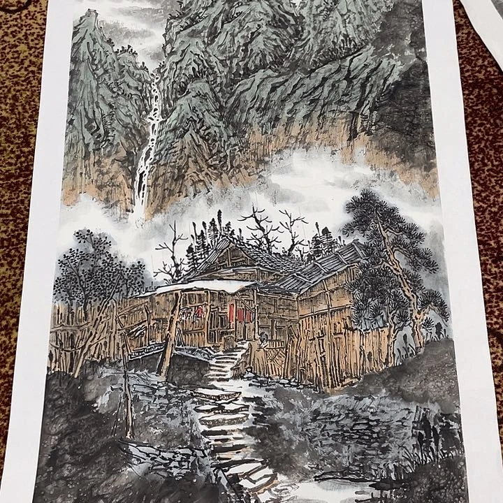 国画林玉鸿老师作品四尺6666