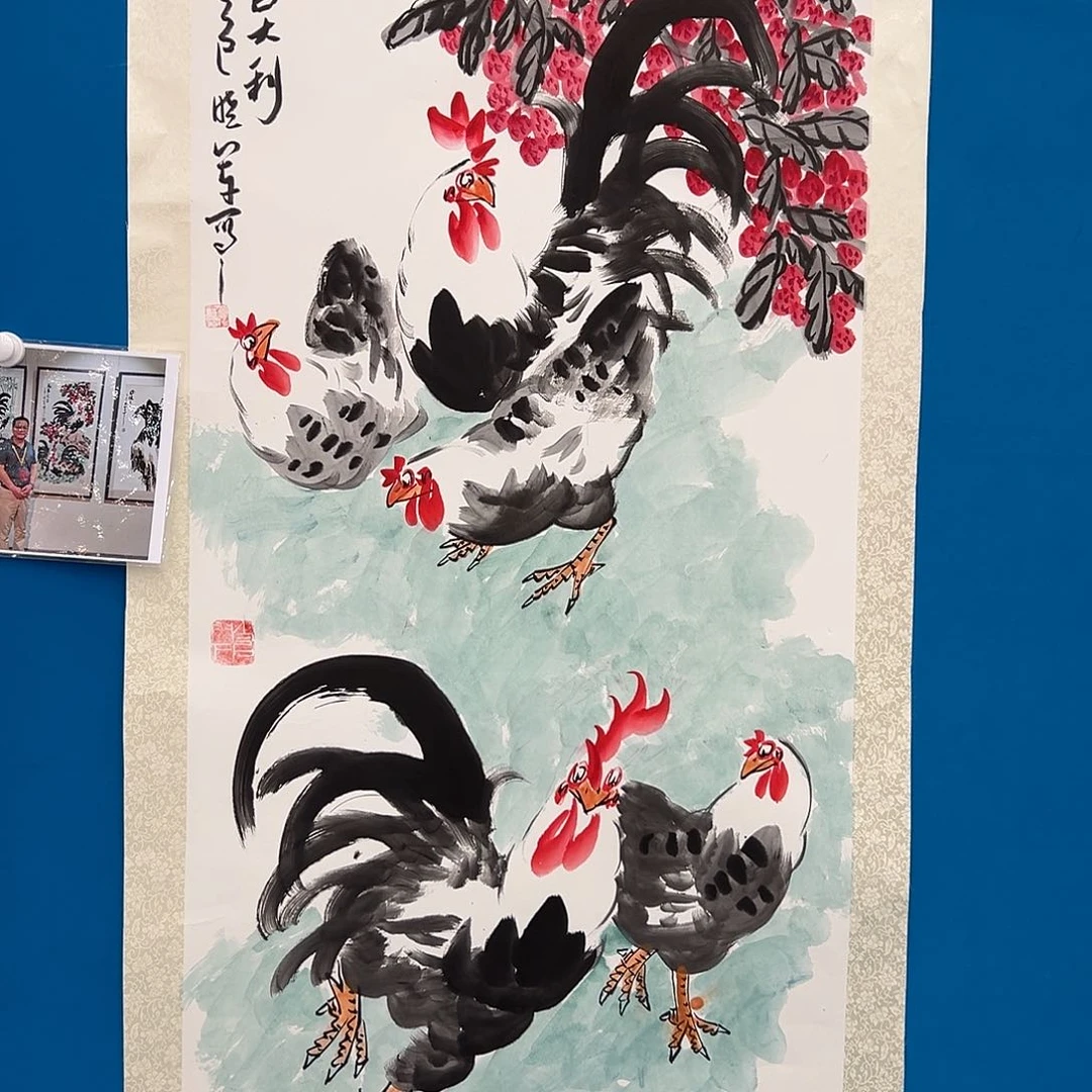 国画画家崔晓军老师作