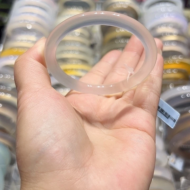 玛瑙/玉髓手镯未镶嵌52  53玻璃底