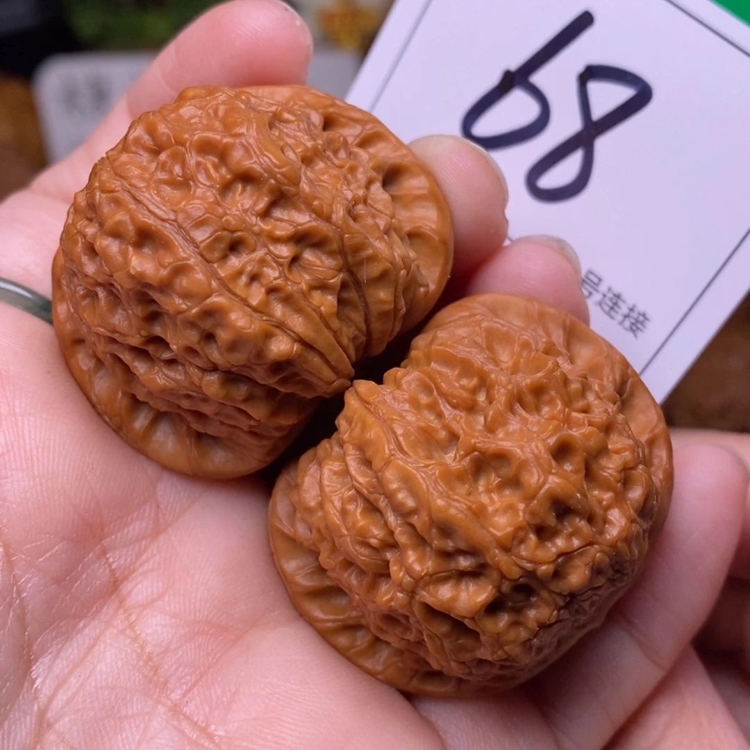 把件文玩核桃68血麒麟4.1