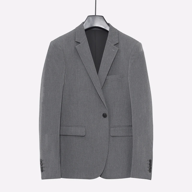 高奢小西装平驳领春季西服单西春秋简约休闲单件修身潮流韩版外套