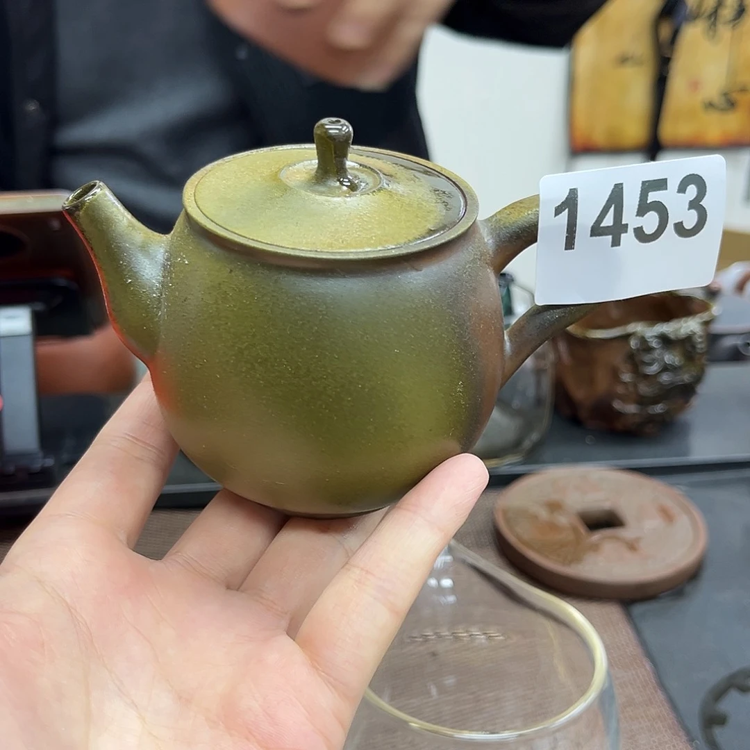 壶南*米1453老韩坭兴陶 柴烧君子