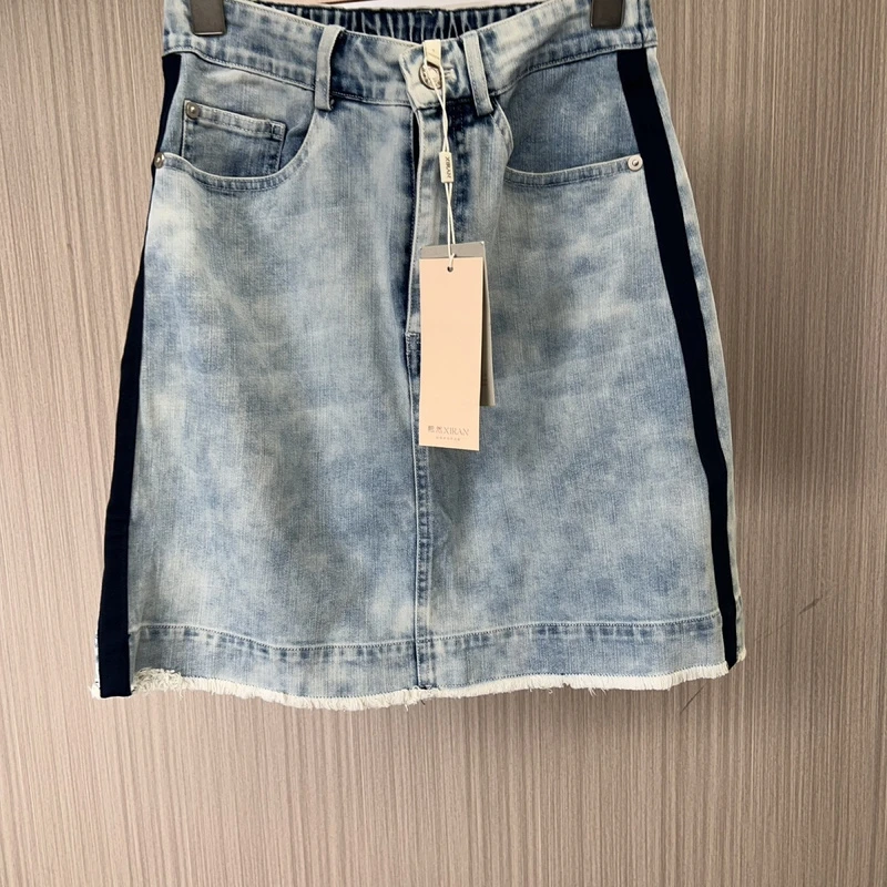 3035欧货熙家品牌撤柜女装夏季新款时尚气质百搭包臀牛仔短裙