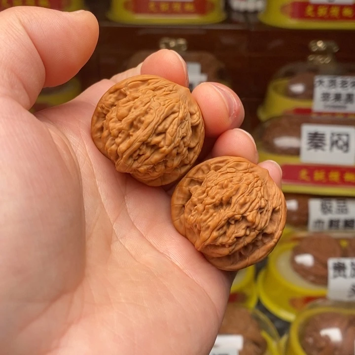 吊坠文玩核桃球虎34