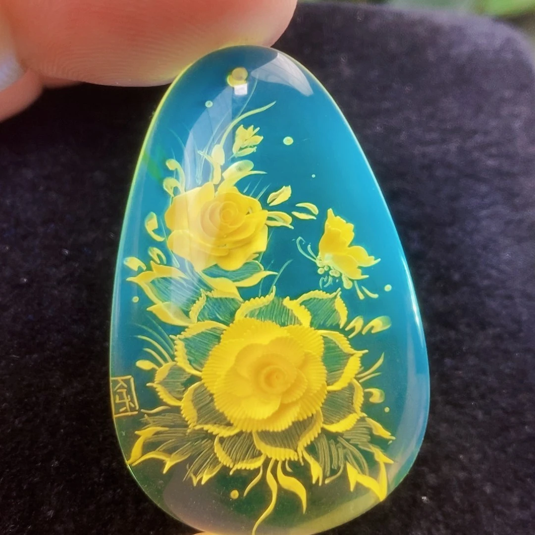 【闪购商品】金珀吊坠(不含链)未镶嵌
