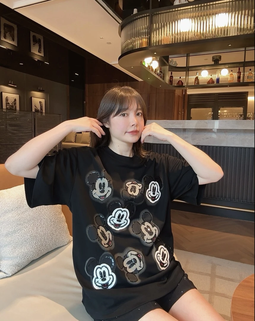 BETTER JOELAY -大版【疯狂小米奇】时尚可爱百搭宽松短袖T恤ZZ3892