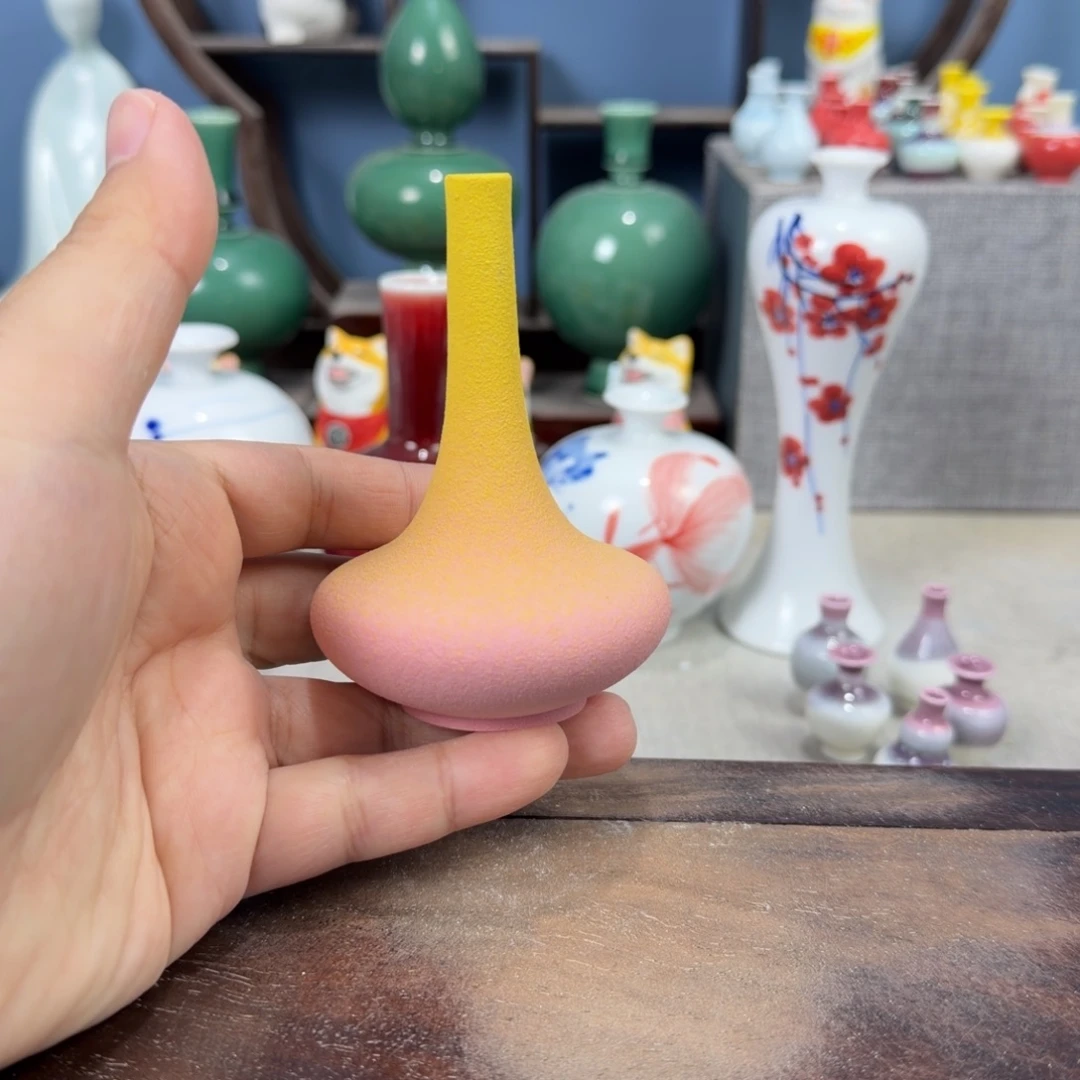 陶瓷手工小花器摆件