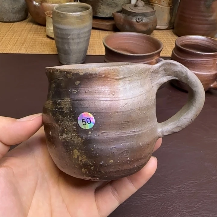 玲***哒备前烧 上田玄明 马克杯