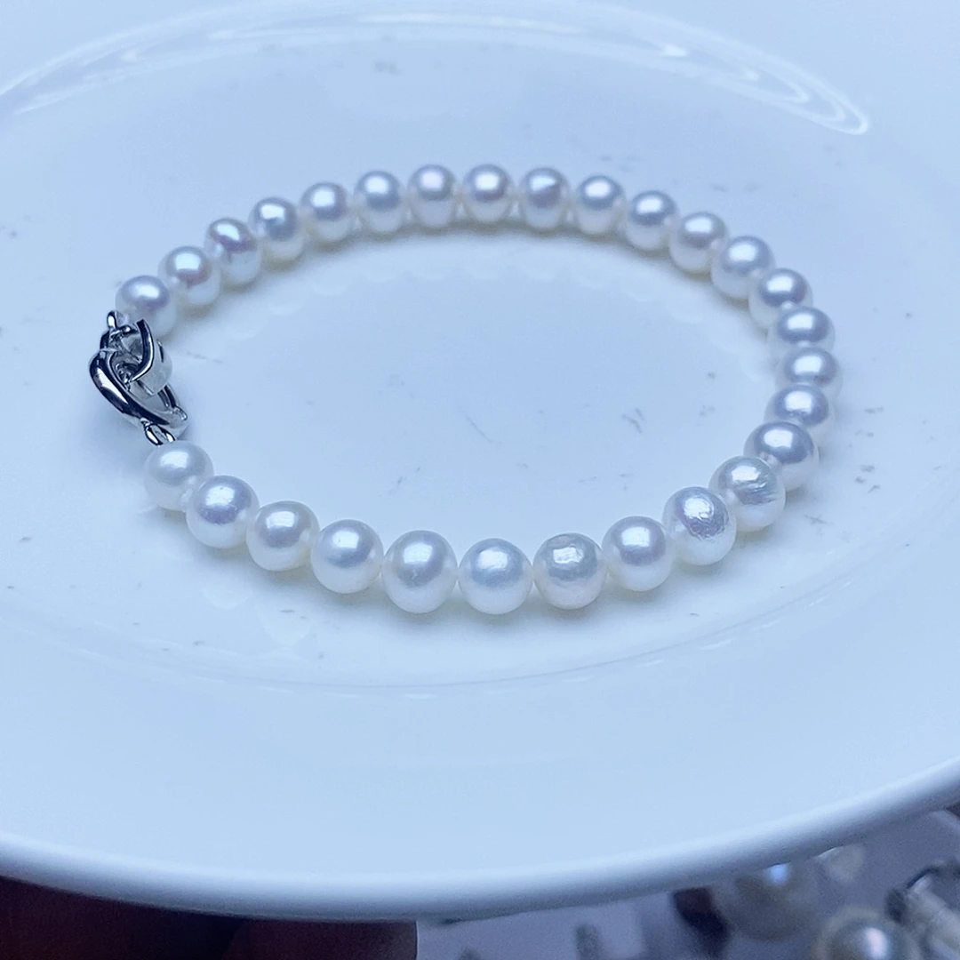 未镶嵌手链淡水珍珠