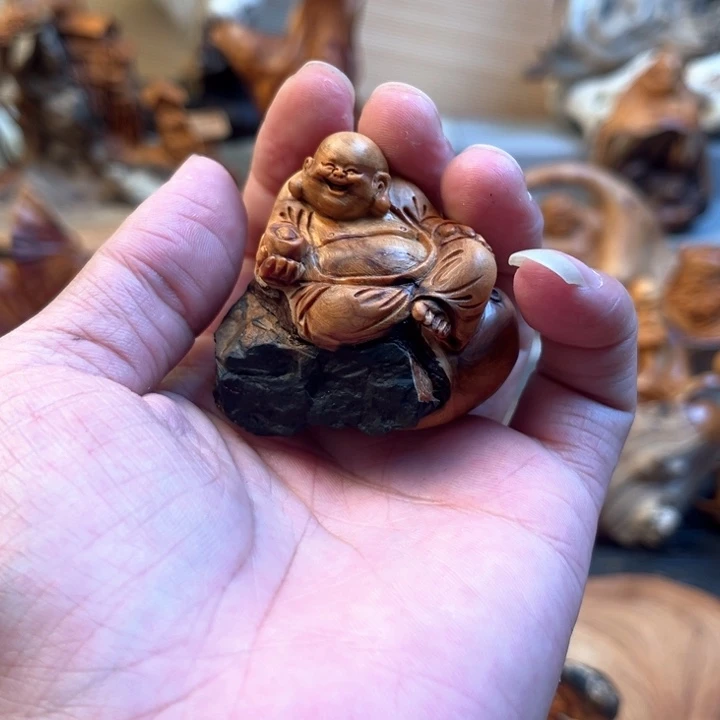 完***美柏木太行崖柏手工雕刻