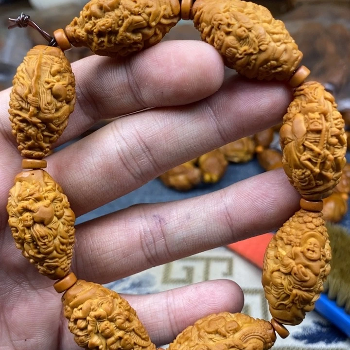 橄榄核手串/手链橄榄核雕工艺手串