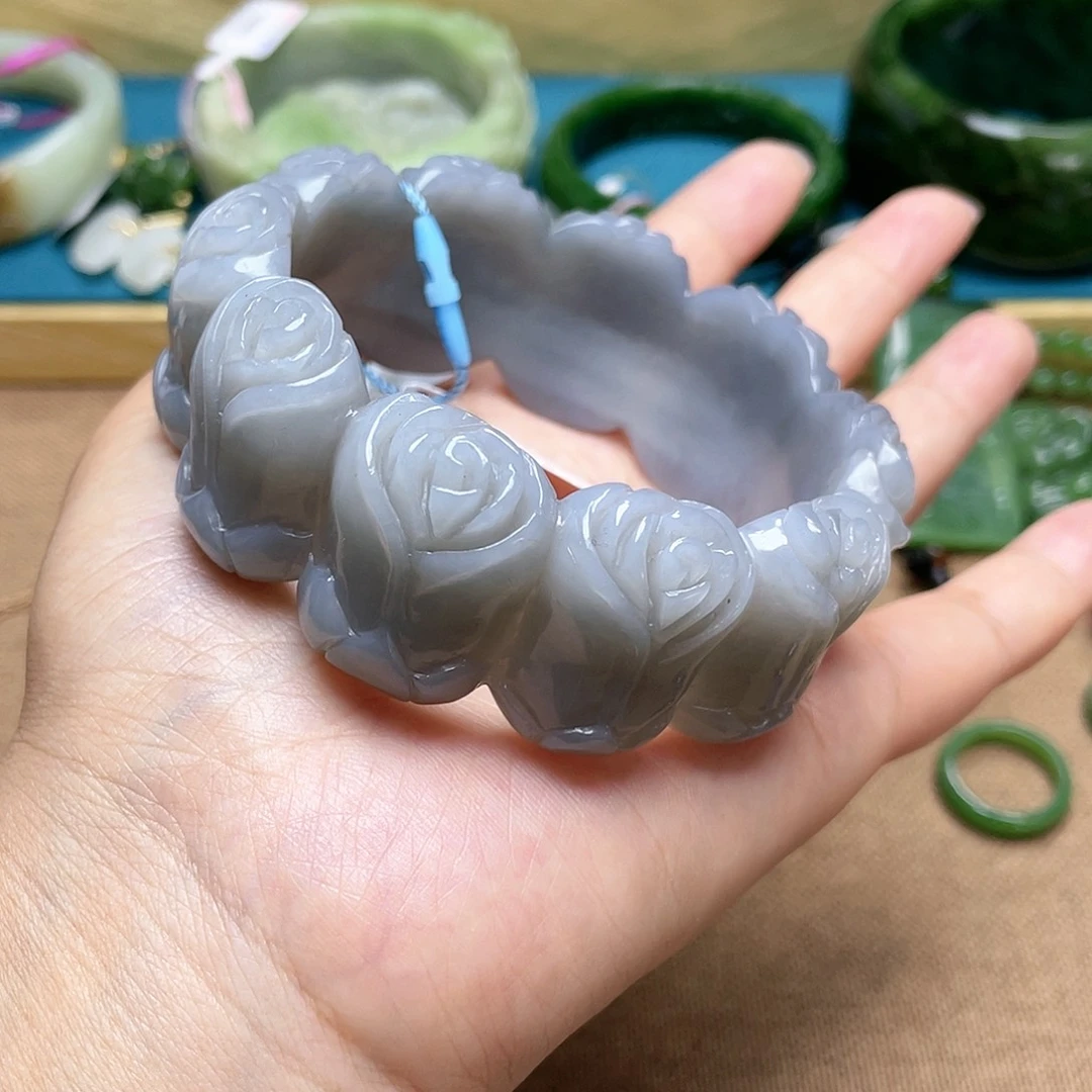 【闪购商品】和田玉手镯65圈口65未镶嵌