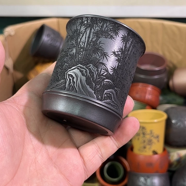 茶杯紫砂全手工紫砂主人杯