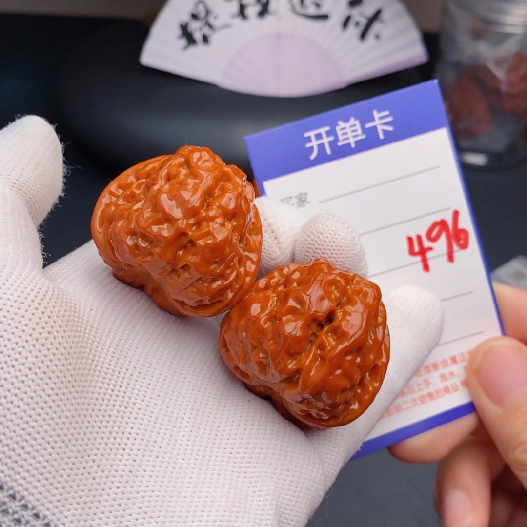 把件文玩核桃36蛤蟆头496
