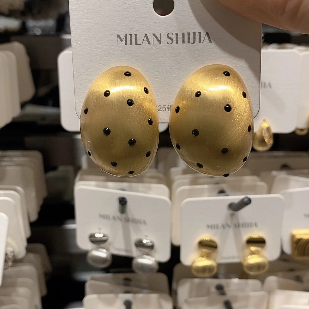 铜合金925银金色拉丝波点