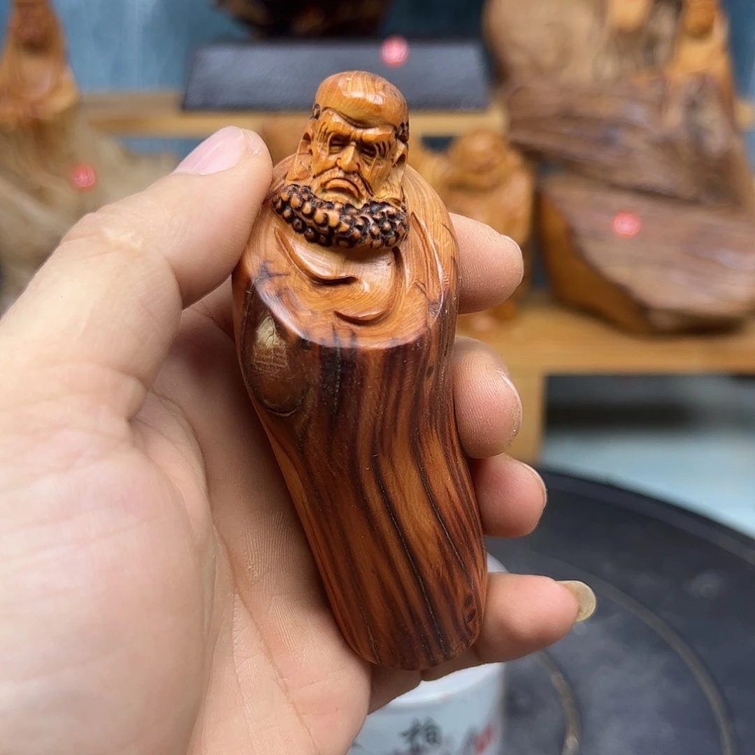 木用****9崖柏木摆件手把件