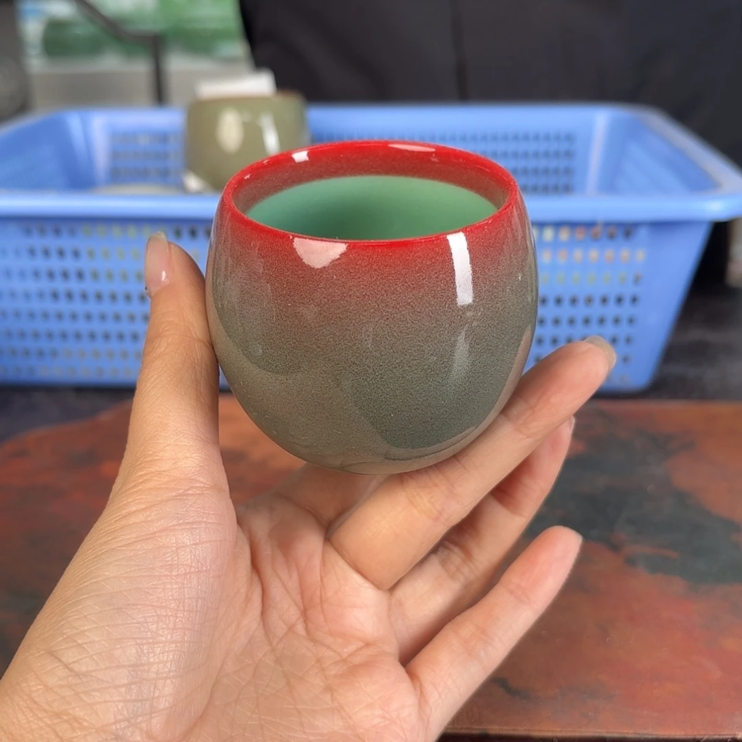 龙泉云间青瓷小米茶器