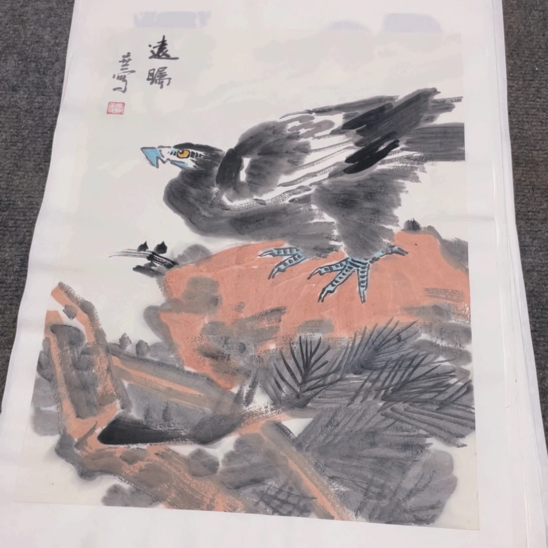 国画1.4平尺纯手绘国画作品