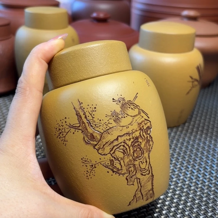 紫砂茶叶罐中高端紫砂茶叶罐