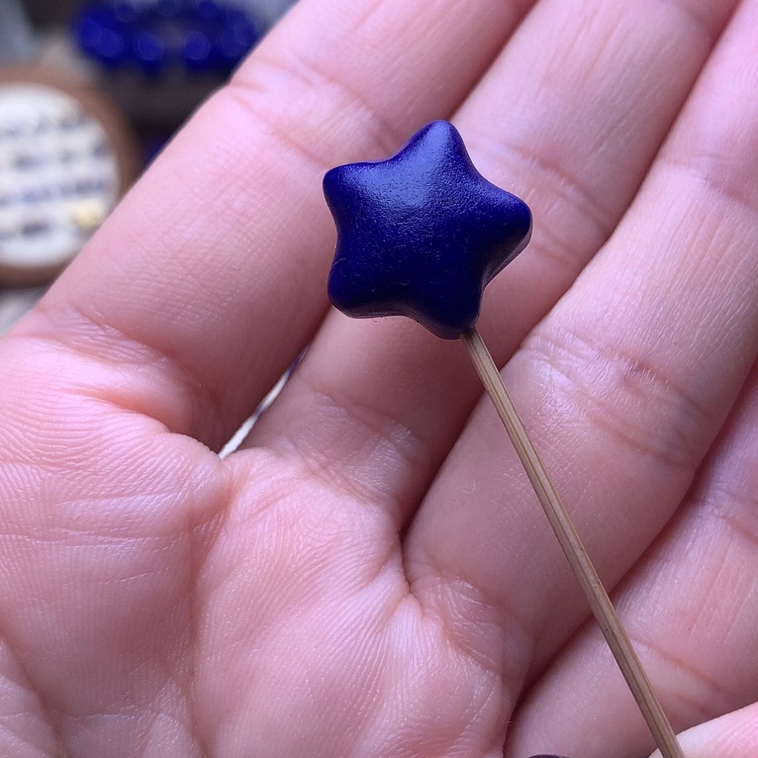 青金石未镶嵌15.5m星纯