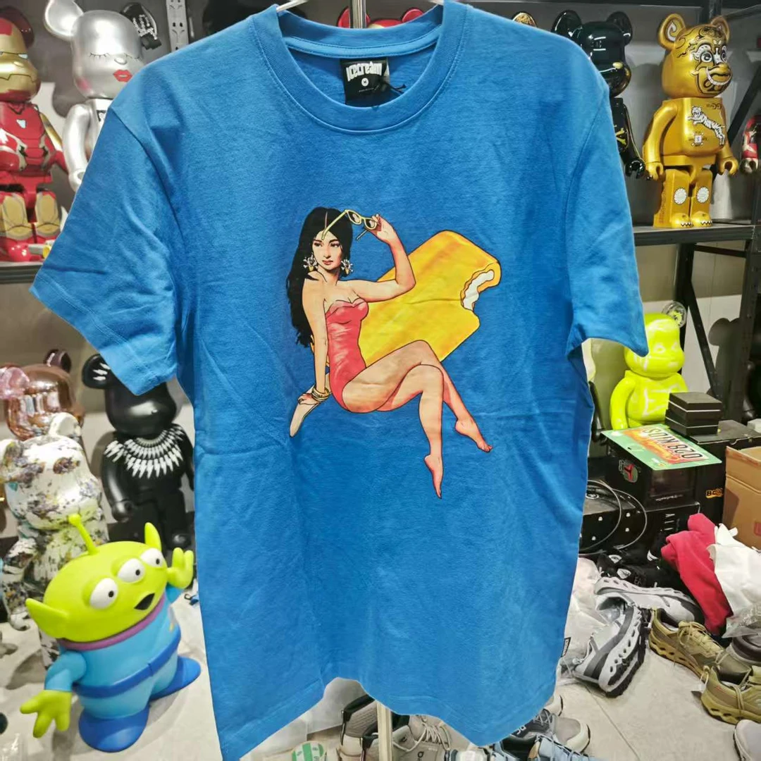 BBC 冰淇淋女郎 蓝色 短袖