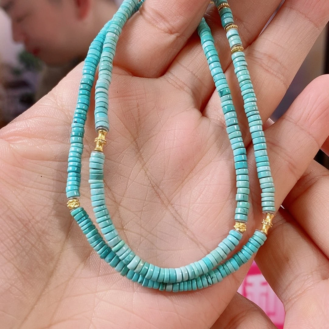 绿松石银S925镀金镶嵌珠宝奇石