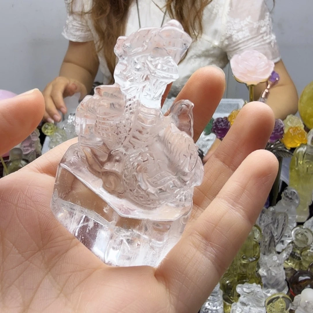 我***龙水晶珠宝半成品未镶嵌